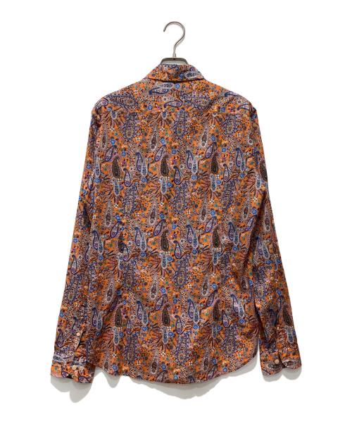 ETRO（エトロ）ETRO (エトロ) ペイズリー柄シャツ オレンジ サイズ:Mの古着・服飾アイテム