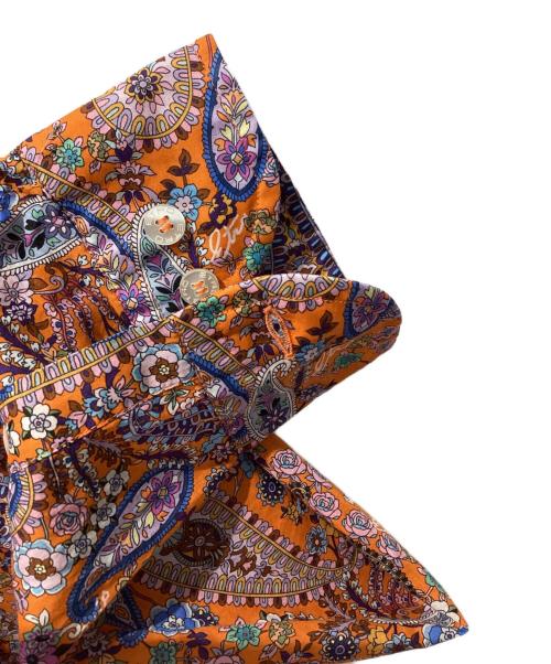ETRO（エトロ）ETRO (エトロ) ペイズリー柄シャツ オレンジ サイズ:Mの古着・服飾アイテム