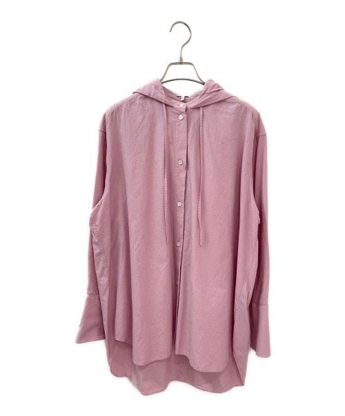 LOEWE（ロエベ）LOEWE (ロエベ) フード付シャツ ピンク サイズ:36の古着・服飾アイテム