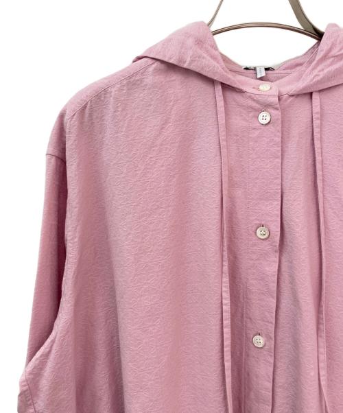 LOEWE（ロエベ）LOEWE (ロエベ) フード付シャツ ピンク サイズ:36の古着・服飾アイテム