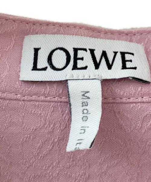 LOEWE（ロエベ）LOEWE (ロエベ) フード付シャツ ピンク サイズ:36の古着・服飾アイテム