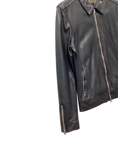 ALL SAINTS（オールセインツ）ALL SAINTS (オールセインツ) ラムレザージャケット ブラック サイズ:Sの古着・服飾アイテム