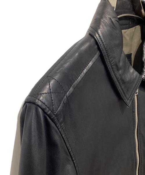 ALL SAINTS（オールセインツ）ALL SAINTS (オールセインツ) ラムレザージャケット ブラック サイズ:Sの古着・服飾アイテム