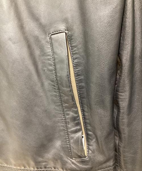 ALL SAINTS（オールセインツ）ALL SAINTS (オールセインツ) ラムレザージャケット ブラック サイズ:Sの古着・服飾アイテム