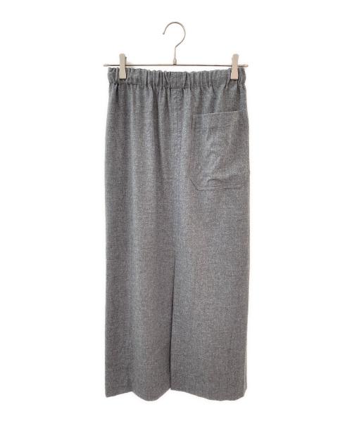 BLAMINK（ブラミンク）BLAMINK (ブラミンク) ウールカシミヤタイトスカート グレー サイズ:36の古着・服飾アイテム