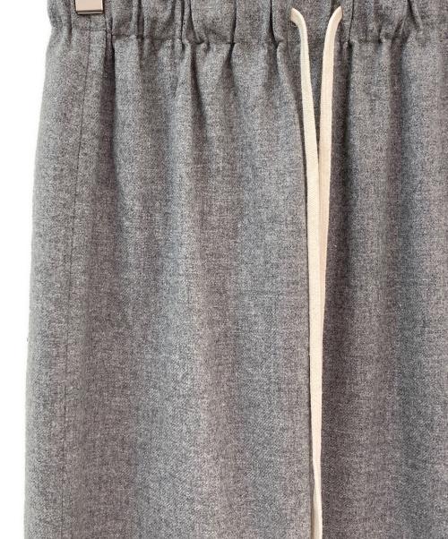 BLAMINK（ブラミンク）BLAMINK (ブラミンク) ウールカシミヤタイトスカート グレー サイズ:36の古着・服飾アイテム