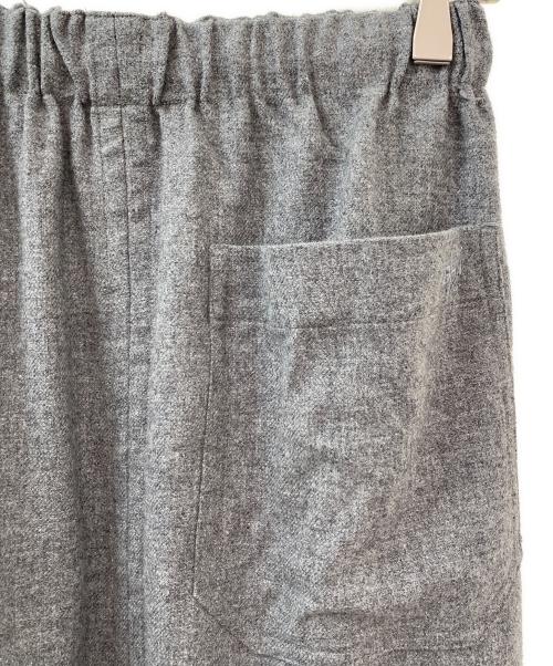 BLAMINK（ブラミンク）BLAMINK (ブラミンク) ウールカシミヤタイトスカート グレー サイズ:36の古着・服飾アイテム