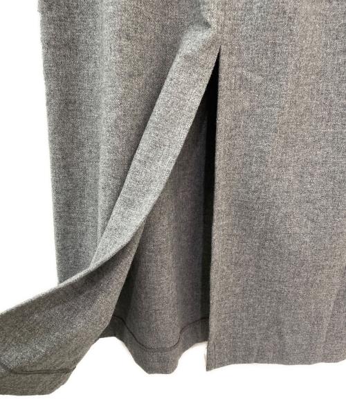 BLAMINK（ブラミンク）BLAMINK (ブラミンク) ウールカシミヤタイトスカート グレー サイズ:36の古着・服飾アイテム