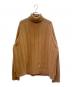 LORO PIANA（ロロピアーナ）の古着「カシミヤ タートルネック ワイドニット Cashmere Turtleneck Wide Knit Sweater/FAL6875」｜キャメル