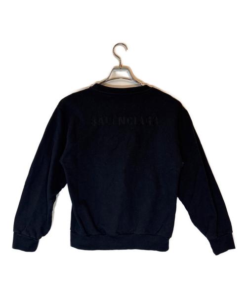 BALENCIAGA（バレンシアガ）BALENCIAGA (バレンシアガ) クルーネックスウェット ブラック サイズ:10の古着・服飾アイテム