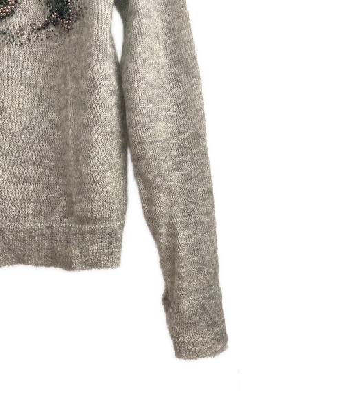DIOR HOMME（ディオール オム）DIOR HOMME (ディオール オム) フュチャーアイモヘアニット グレー サイズ:XSの古着・服飾アイテム