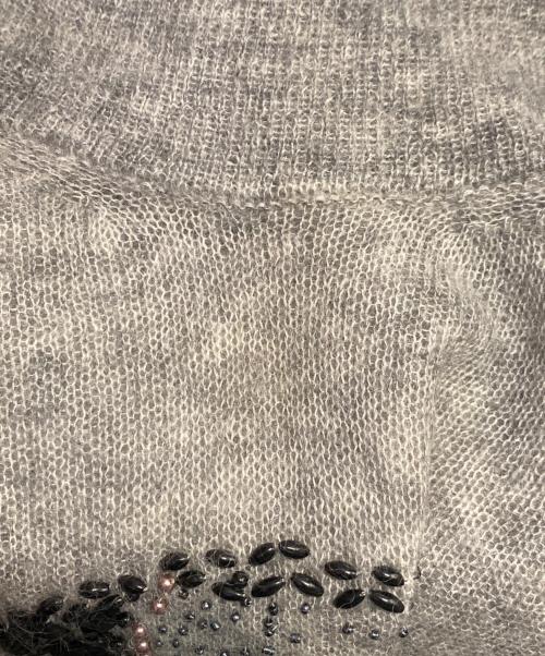 DIOR HOMME（ディオール オム）DIOR HOMME (ディオール オム) フュチャーアイモヘアニット グレー サイズ:XSの古着・服飾アイテム