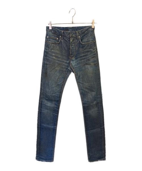 DIOR HOMME（ディオール オム）DIOR HOMME (ディオール オム) 07SS Luster Coating Waxed Denim インディゴ サイズ:27の古着・服飾アイテム