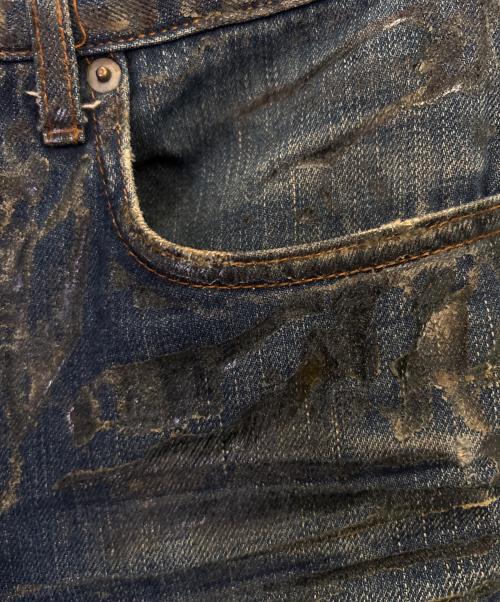 DIOR HOMME（ディオール オム）DIOR HOMME (ディオール オム) 07SS Luster Coating Waxed Denim インディゴ サイズ:27の古着・服飾アイテム