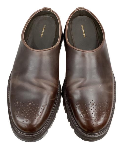HENDER SCHEME（エンダースキーマ）Hender Scheme (エンダースキーマ) commando mule ブラウン サイズ:記載なしの古着・服飾アイテム