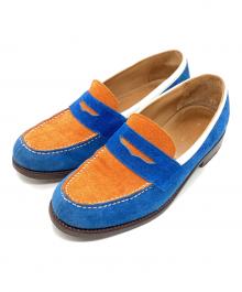 HENDER SCHEME（エンダースキーマ）の古着「typical color exception loafer」｜ブルー×オレンジ