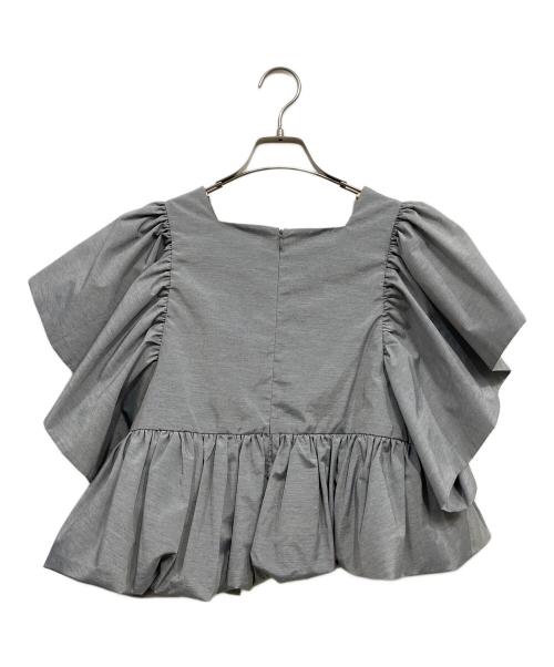 roughlow（ラフロー）roughlow (ラフロー) balloon blouse(バルーンブラウス) グレー サイズ:Freeの古着・服飾アイテム