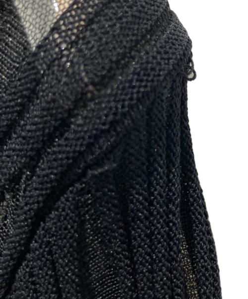 TAAKK（ターク）TAAKK (ターク) WAVEFORM MESH POLO KNIT ブラック サイズ:1の古着・服飾アイテム