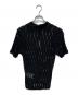 TAAKK (ターク) WAVEFORM MESH POLO KNIT ブラック サイズ:1：13000円