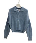 GOAT ESSENCEゴートエッセンス）の古着「MOHAIR KNIT POLO SHIRT」｜ブルー