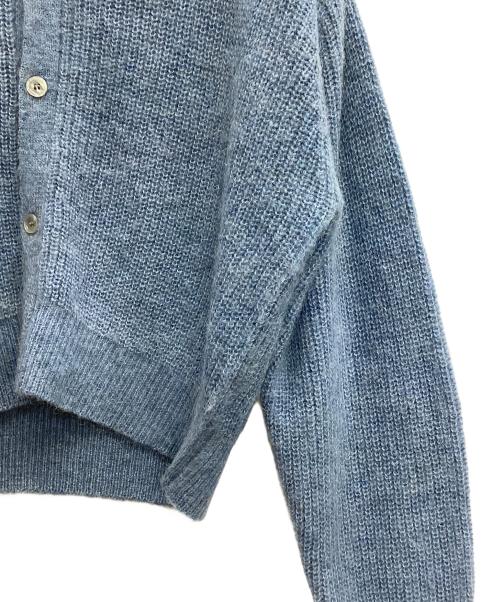 GOAT ESSENCE（ゴートエッセンス）GOAT ESSENCE (ゴートエッセンス) MOHAIR KNIT POLO SHIRT ブルー サイズ:2の古着・服飾アイテム