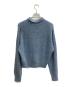 GOAT ESSENCE (ゴートエッセンス) MOHAIR KNIT POLO SHIRT ブルー サイズ:2：12000円
