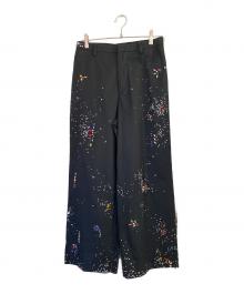 masu（エムエーエスユー）の古着「GALAXY STRAIGHT TROUSERS」｜ブラック