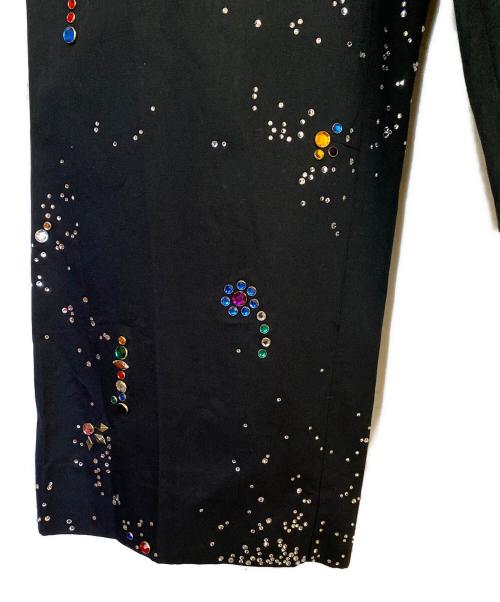 masu（エムエーエスユー）masu (エムエーエスユー) GALAXY STRAIGHT TROUSERS ブラック サイズ:46の古着・服飾アイテム
