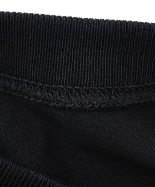 BALENCIAGA（バレンシアガ）BALENCIAGA (バレンシアガ) Slim Fit Logo Print Crew Neck T-Shirt ブラック サイズ:Mの古着・服飾アイテム