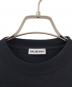 中古・古着 BALENCIAGA (バレンシアガ) Slim Fit Logo Print Crew Neck T-Shirt ブラック サイズ:M：30000円