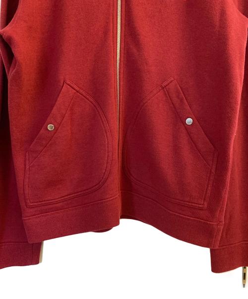 LOUIS VUITTON（ルイ ヴィトン）LOUIS VUITTON (ルイ ヴィトン) ジップパーカー レッド サイズ:Mの古着・服飾アイテム