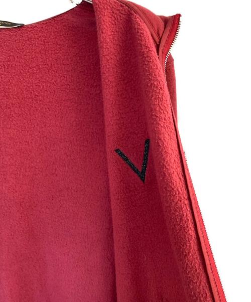 LOUIS VUITTON（ルイ ヴィトン）LOUIS VUITTON (ルイ ヴィトン) ジップパーカー レッド サイズ:Mの古着・服飾アイテム