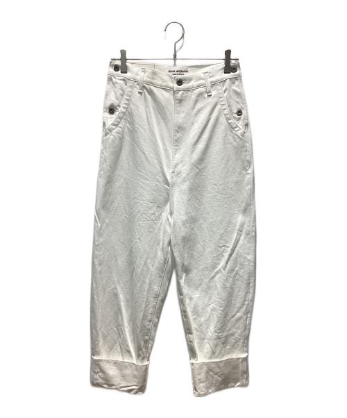 JUNYA WATANABE COMME des GARCONS（(ジュンヤワタナベ コムデギャルソン）JUNYA WATANABE COMME des GARCONS ((ジュンヤワタナベ コムデギャルソン) ロールアップワイドデニムパンツ ホワイト サイズ:XSの古着・服飾アイテム