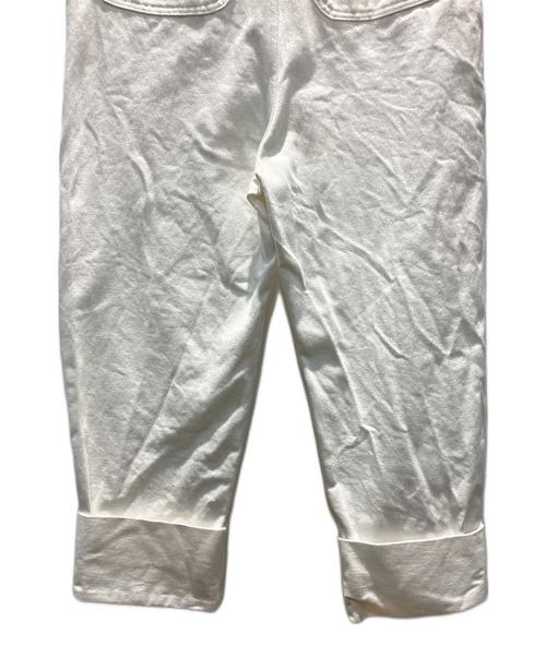 JUNYA WATANABE COMME des GARCONS（(ジュンヤワタナベ コムデギャルソン）JUNYA WATANABE COMME des GARCONS ((ジュンヤワタナベ コムデギャルソン) ロールアップワイドデニムパンツ ホワイト サイズ:XSの古着・服飾アイテム