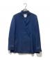 mame kurogouchi (マメクロゴウチ) Linen Touch Triacetate Collarless Double Breasted Jacket＆Cropped Trousers ネイビー サイズ:1：60000円