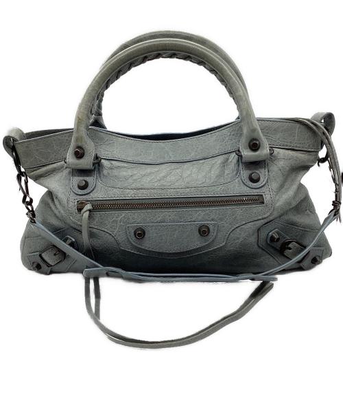 BALENCIAGA（バレンシアガ）BALENCIAGA (バレンシアガ) ザ ファースト 2WAYバッグ グレーの古着・服飾アイテム