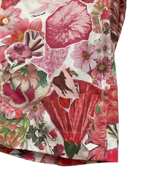 MARNI（マルニ）MARNI (マルニ) フローラルプリントカップスリーブシャツ レッド サイズ:36の古着・服飾アイテム