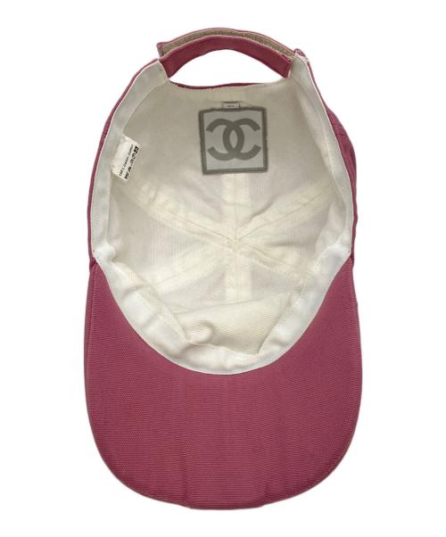 CHANEL（シャネル）CHANEL (シャネル) キャップ ピンク サイズ:Mの古着・服飾アイテム