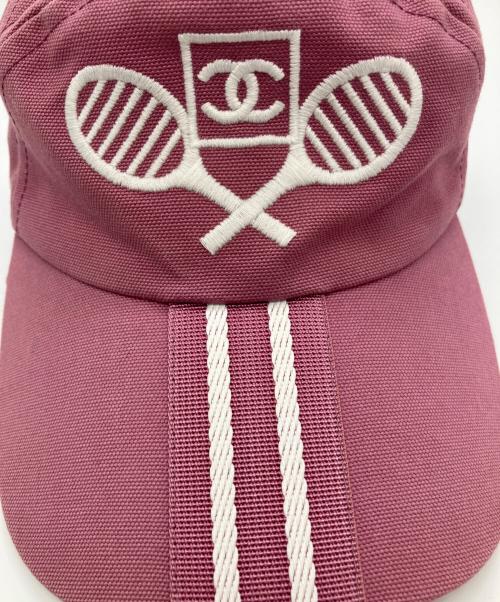 CHANEL（シャネル）CHANEL (シャネル) キャップ ピンク サイズ:Mの古着・服飾アイテム