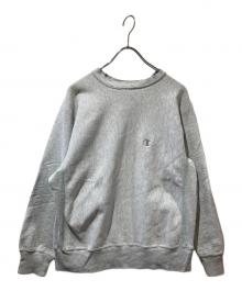 Champion REVERSE WEAVE（チャンピオン リバース ウィーブ）の古着「クルーネックスウェット」｜グレー