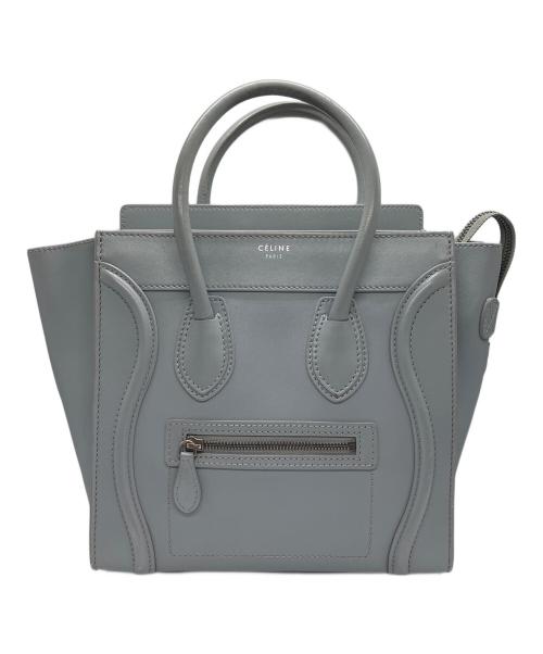CELINE（セリーヌ）CELINE (セリーヌ) ハンドバッグ ブルーの古着・服飾アイテム