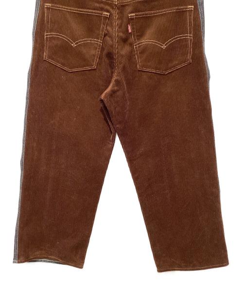 JUNYA WATANABE MAN（ジュンヤワタナベマン）JUNYA WATANABE MAN (ジュンヤワタナベマン) LEVI'S (リーバイス) Cotton Denim X Cotton Corduroy  インディゴ×ブラウン サイズ:Lの古着・服飾アイテム