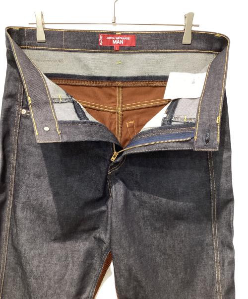 JUNYA WATANABE MAN（ジュンヤワタナベマン）JUNYA WATANABE MAN (ジュンヤワタナベマン) LEVI'S (リーバイス) Cotton Denim X Cotton Corduroy  インディゴ×ブラウン サイズ:Lの古着・服飾アイテム