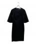 JIL SANDER（ジルサンダー）の古着「ストレッチフレアスリーブワンピース」｜ブラック