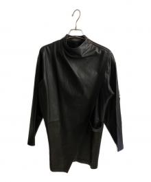 ISSEY MIYAKE（イッセイミヤケ）の古着「レザージャケット」｜ブラウン