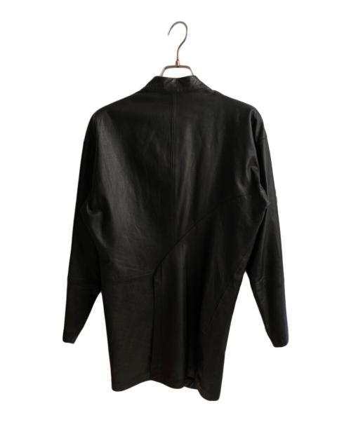 ISSEY MIYAKE（イッセイミヤケ）ISSEY MIYAKE (イッセイミヤケ) レザージャケット ブラウン サイズ:Mの古着・服飾アイテム