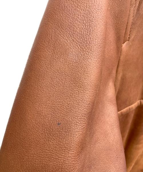 BOSS HUGO BOSS（ボス ヒューゴボス）BOSS HUGO BOSS (ボス ヒューゴボス) ムートンコート ブラウン サイズ:50の古着・服飾アイテム