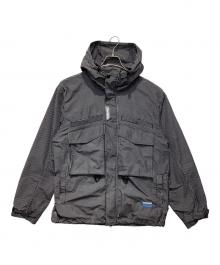 Liberaiders（リベレイダース）の古着「GRID CLOTH PARKA」｜ブラック