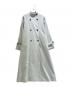 TOMORROW LAND collection（トゥモローランドコレクション）の古着「カバートクロス スタンドカラーコート/Covert Cloth Stand Collar Coat/13083108001」｜ライトブルー