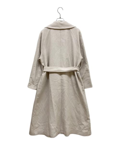 NOLLEY'S sophi（ノーリーズソフィー）NOLLEY'S sophi (ノーリーズソフィー) アンゴラロングベルテッドコート ピンク サイズ:38の古着・服飾アイテム